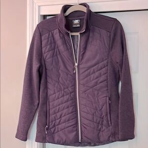 ZeroXposur Purple Puffer Jacket with Quilted Design!